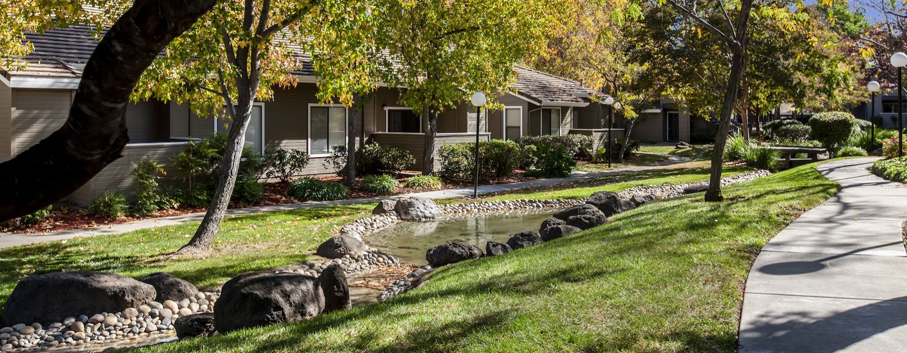 a house with a large yard